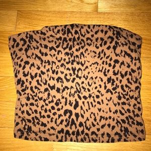 UO leopard print tube top